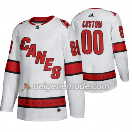 Herren Eishockey Carolina Hurricanes Trikot Custom Adidas 2019-2020 Weiß Authentic